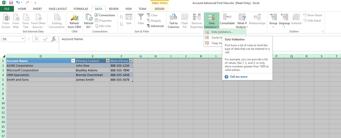 How to get rid of the data validation rules pop-up in Excel