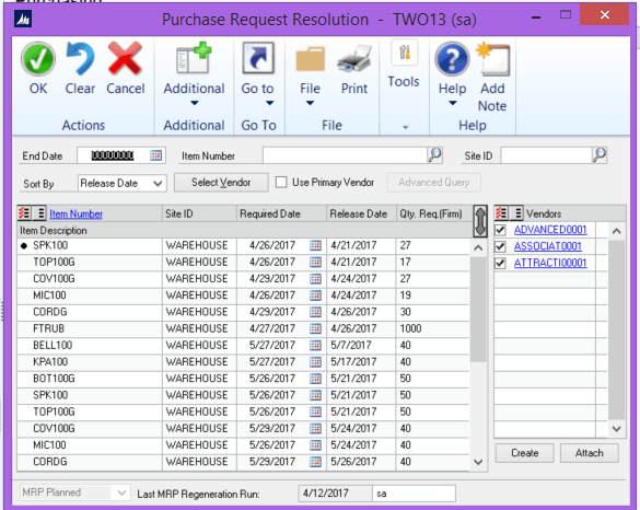 Why it's important to schedule manufacturing orders in GP (even before you're ready to start)